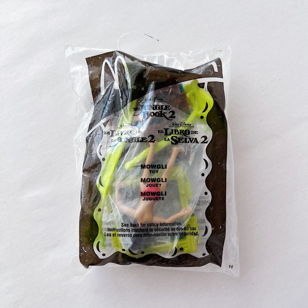 The Jungle Book 2 Mowgli McDonald's Happy Meal Toy 2002 2003 Disney